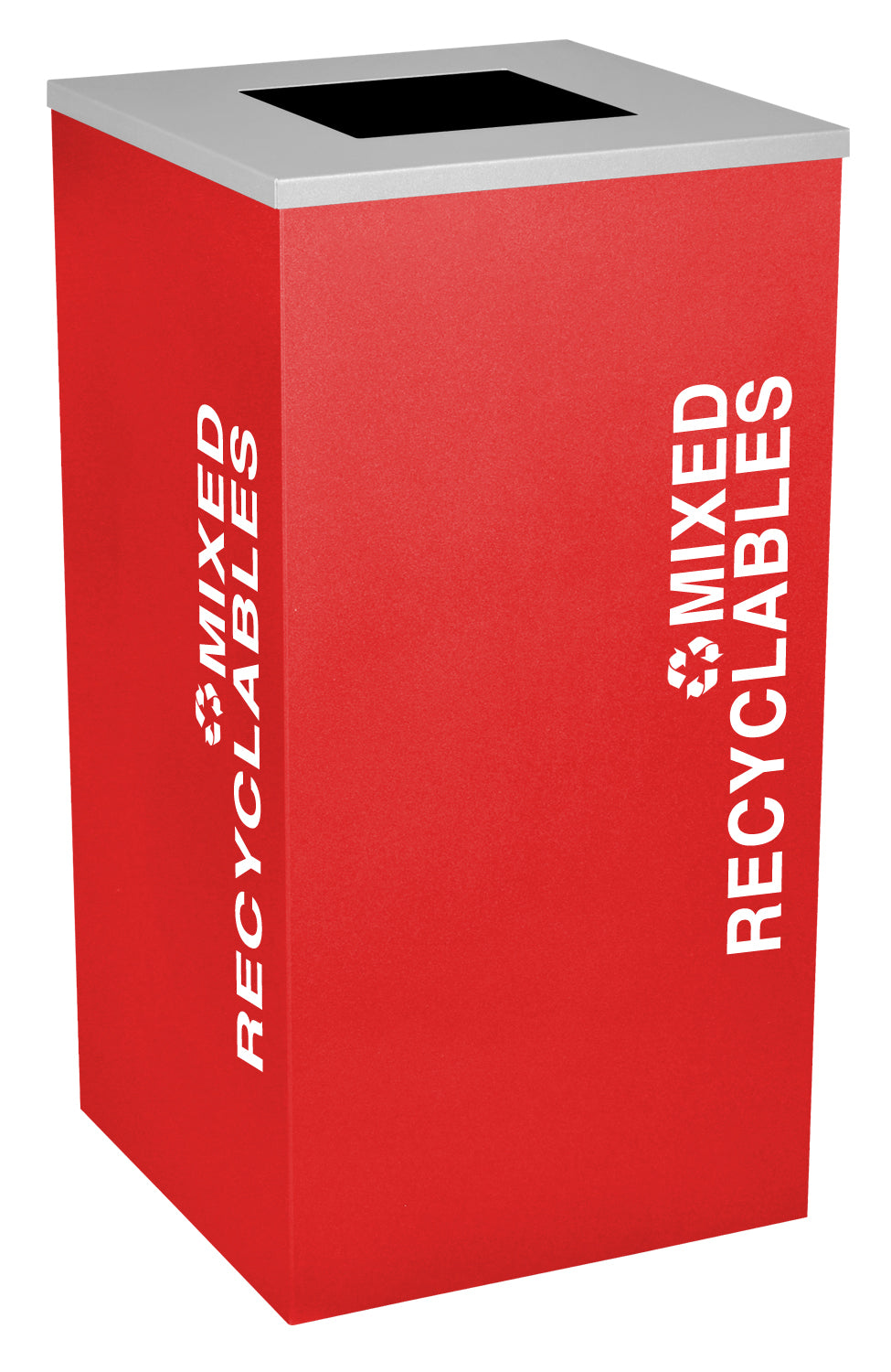 Classic Kaleidoscope 24-Gallon Square Receptacle