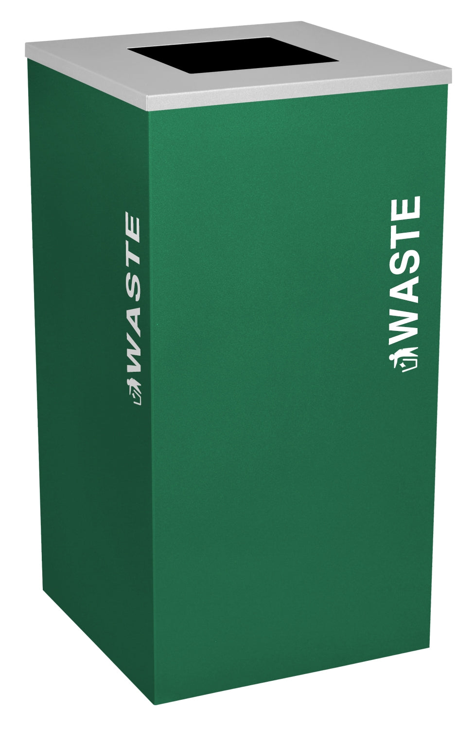 Classic Kaleidoscope 24-Gallon Square Receptacle