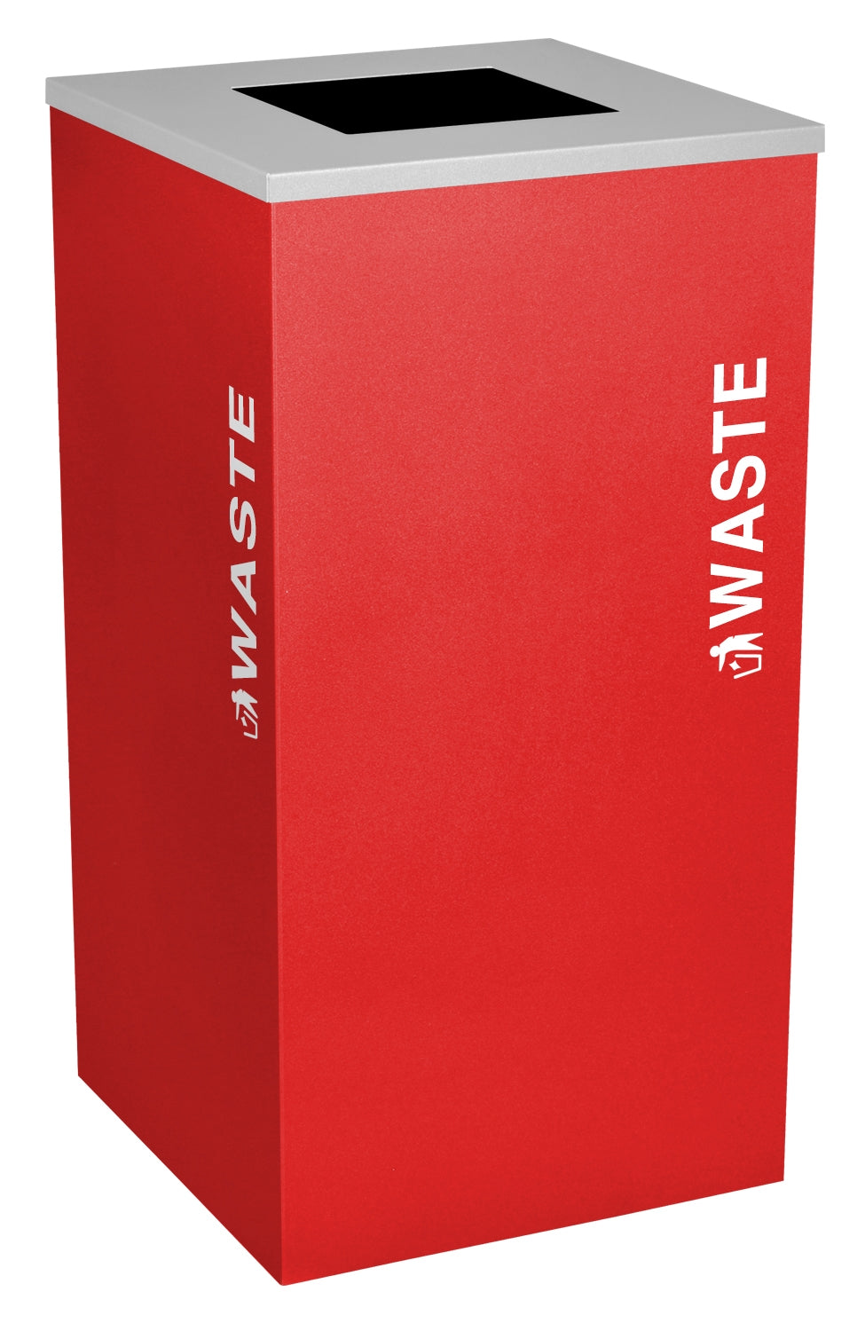 Classic Kaleidoscope 24-Gallon Square Receptacle