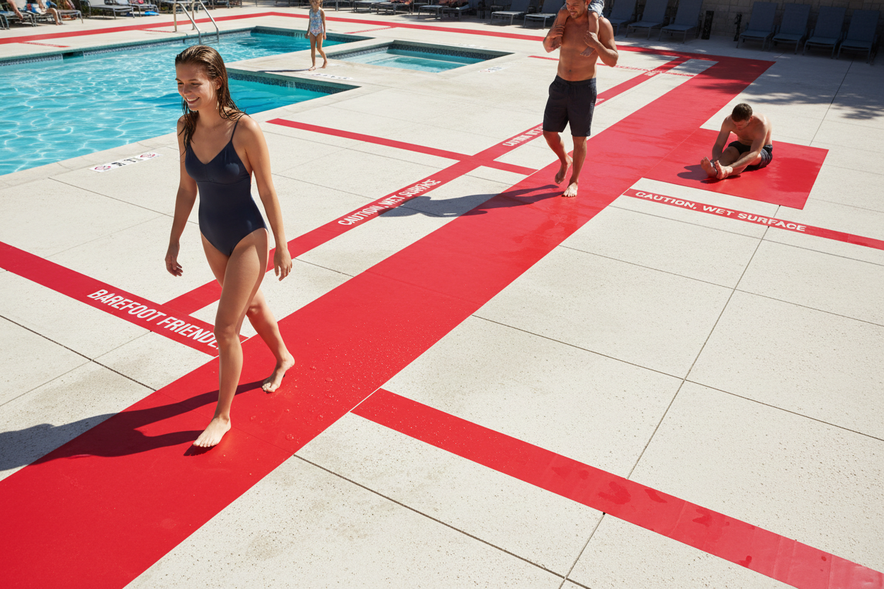 Resilient Non-Abrasive Anti-Slip Tape