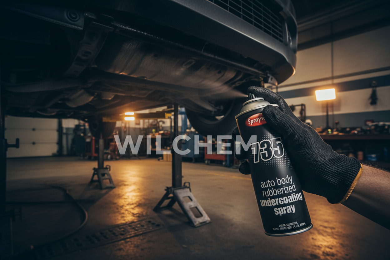 Sprayway 735 Auto Body Rubberized Undercoating Spray – Product Scene