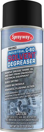 C-60 Solvent Degreaser 16 & 20 oz