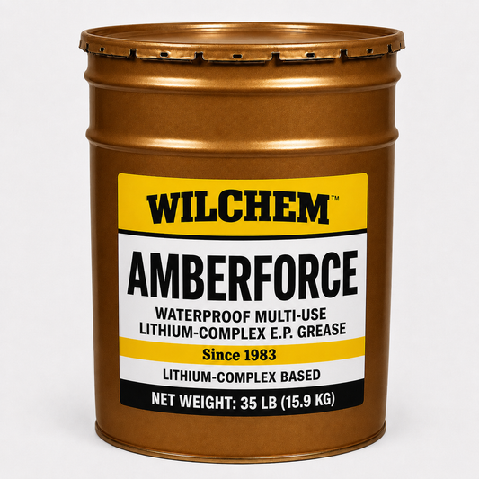 Wilchem AMBERFORCE waterproof multi-use lithium-complex EP grease 35 lb pail
