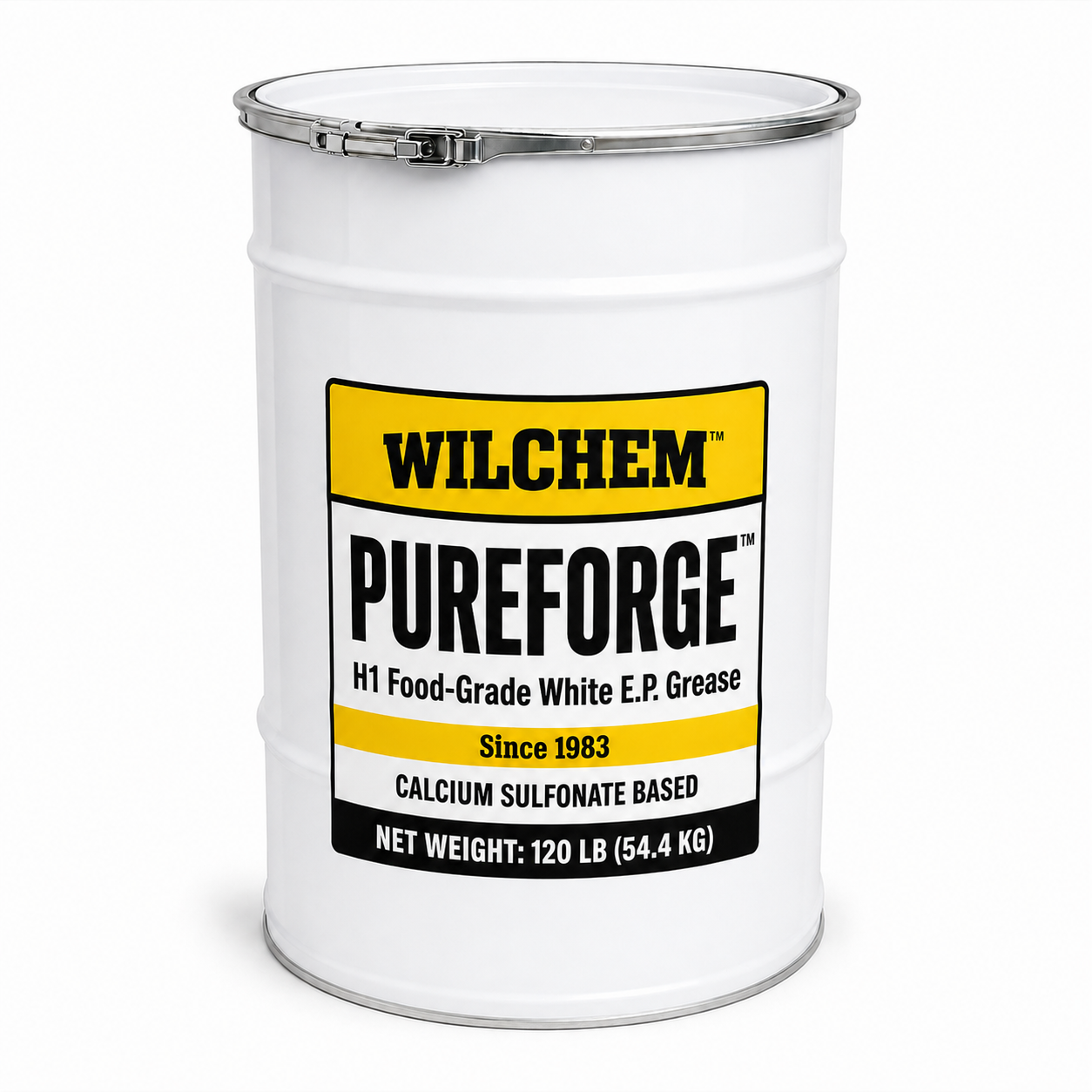 Wilchem PUREFORGE H1 Food-Grade White EP Grease 120 lb keg