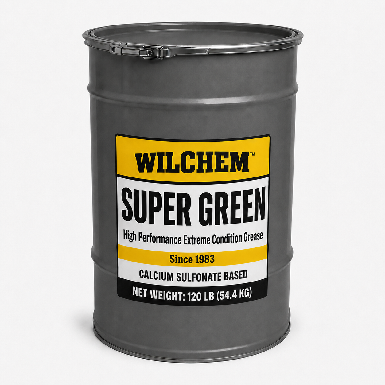Wilchem Super Green high performance extreme condition grease 120 lb keg