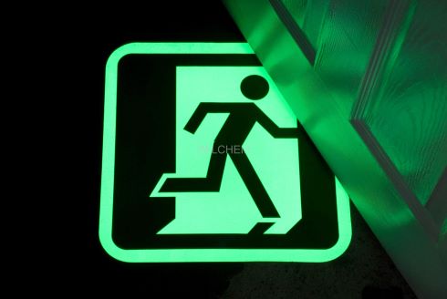 GLOW IN THE DARK DIRECTIONAL FLOOR SIGNS