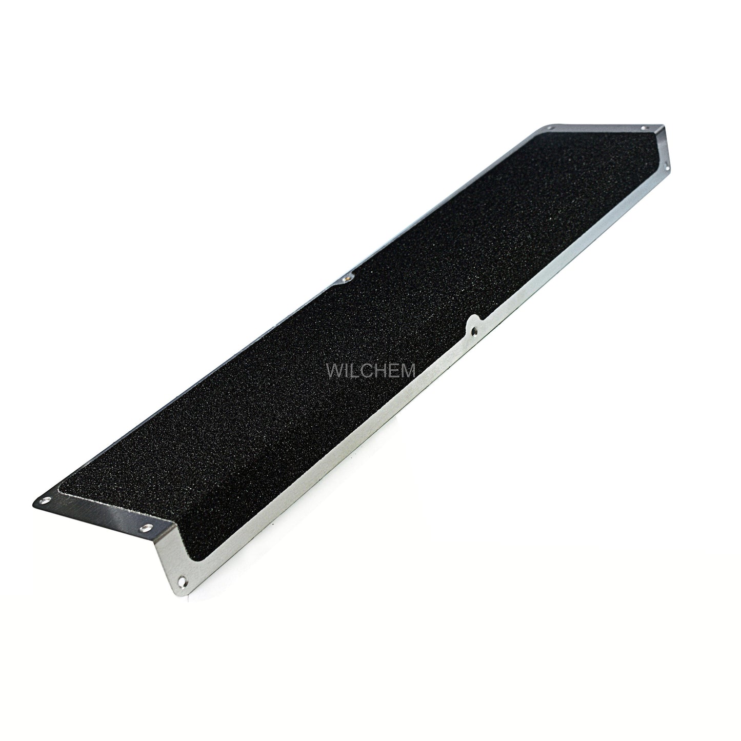 L-Shaped Plate With Safety Grip Tape. HESKINS SAFETY GRIP BOLT-DOWN PLATES. Application Walkways Wooden walkways, particularly near water, are perfect for applying bolt-down plates, removing the possibility of the anti-slip surface failing