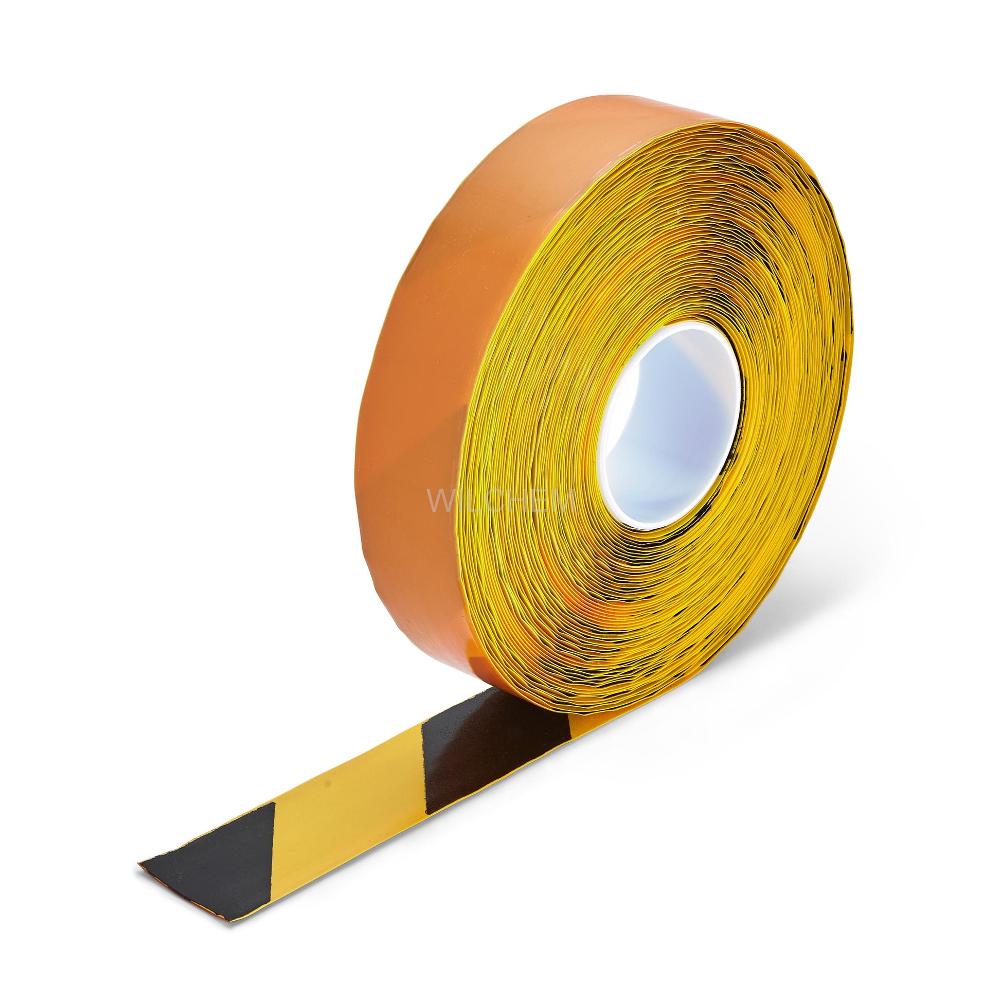 HESKINS PERMASTRIPE HAZARD TAPE. It is removable, and its extreme strength ensures that it will not snap or fracture, resulting in its unique ability to change the color of individual areas. 