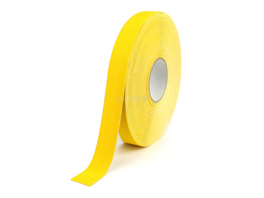 Yellow, HESKINS SAFETY GRIP THICK TRACTION TAPE Our Safety-Grip anti-skid tape is second to none. It is the original anti-slip tape we started with, and it is manufactured to the highest quality.